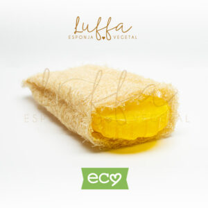 Estuche de luffa Natural aegyptiaca, estropajo , exfoliante natural